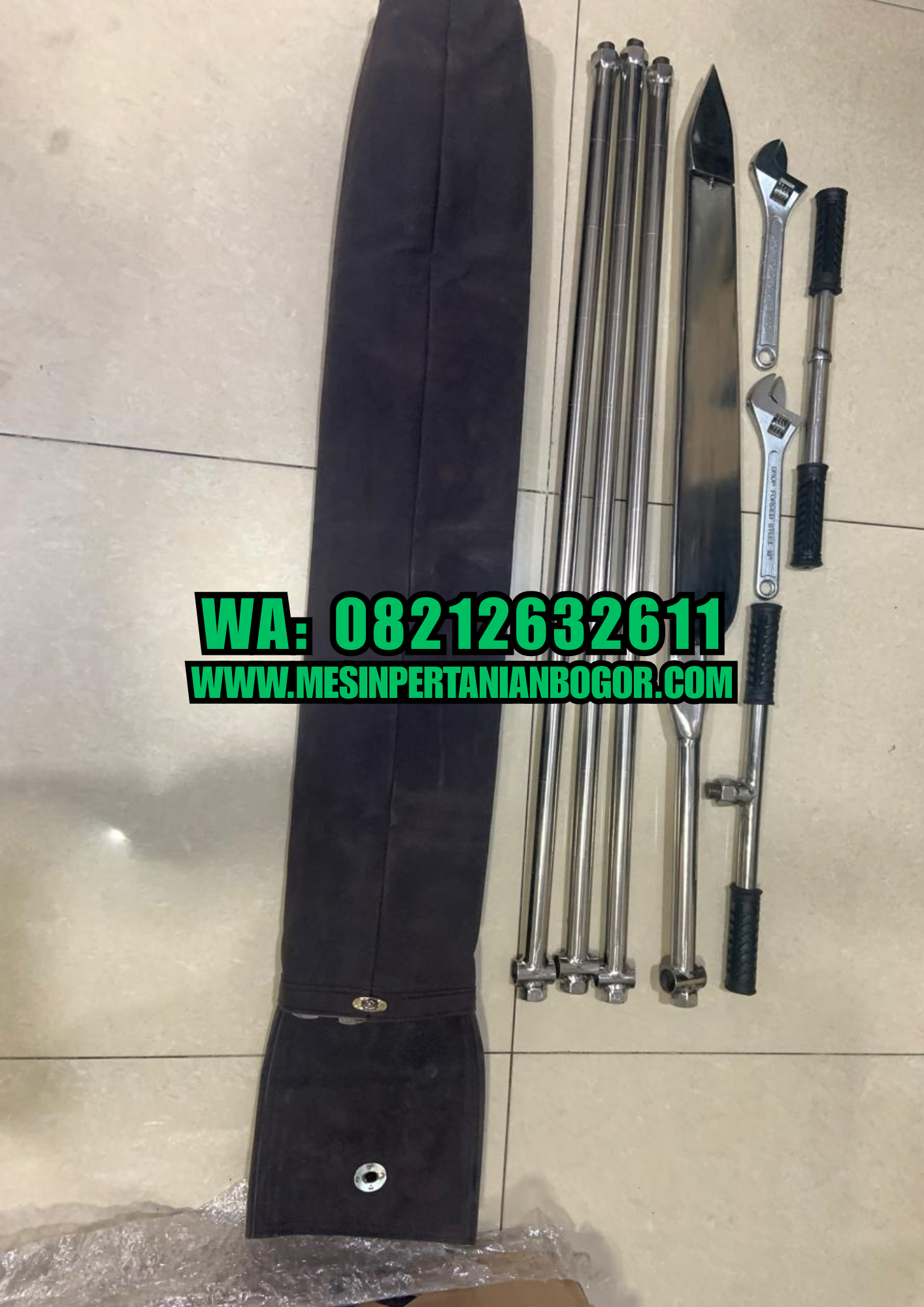 Bor Tanah Gambut 3 Meter Stainless