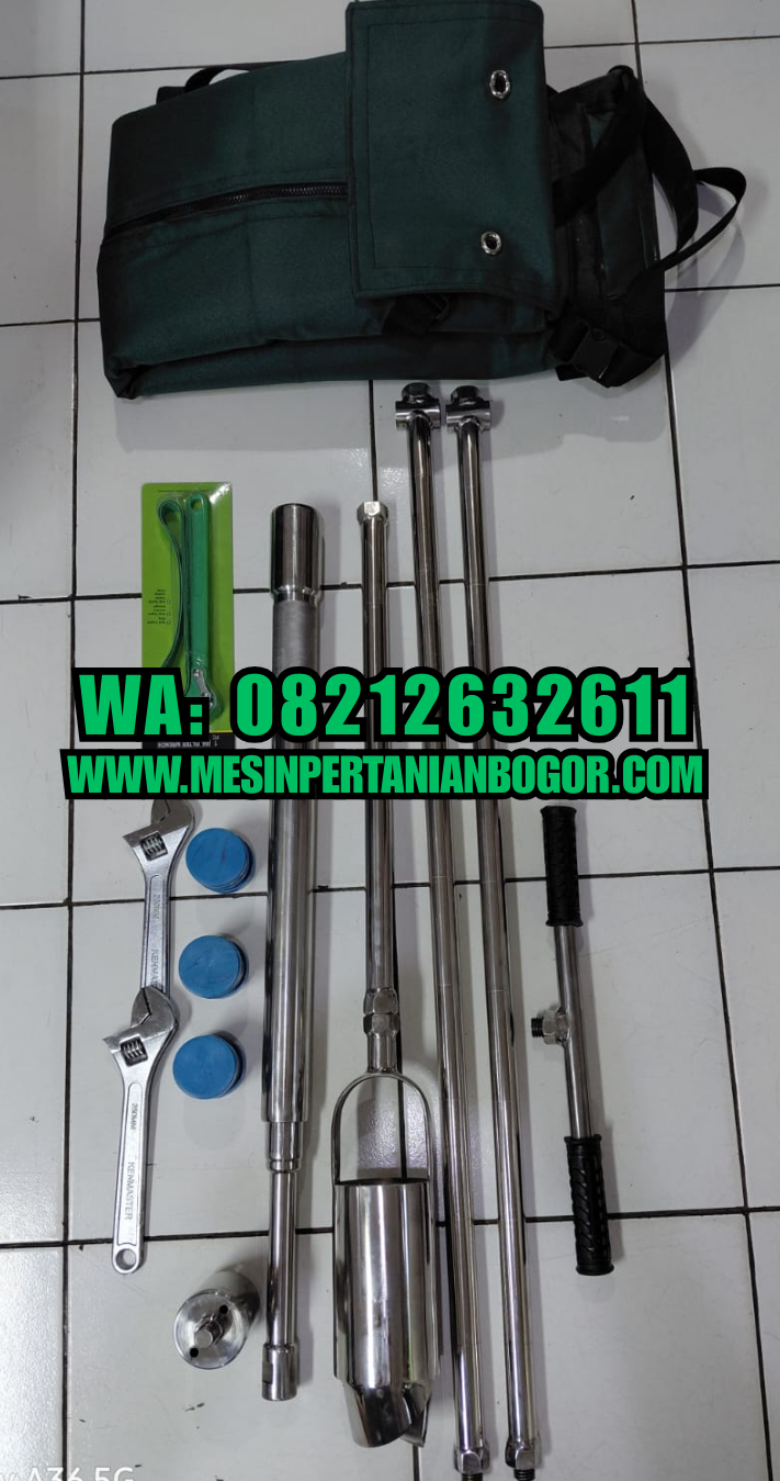 Bor Soil Sampler Kit - Sampling Kit Stainless Steel - Alat Bor Sampel Tanah