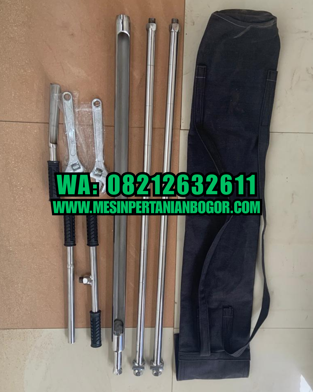 Bor Tanah Gambut Model Casing Kedalaman 3 Meter