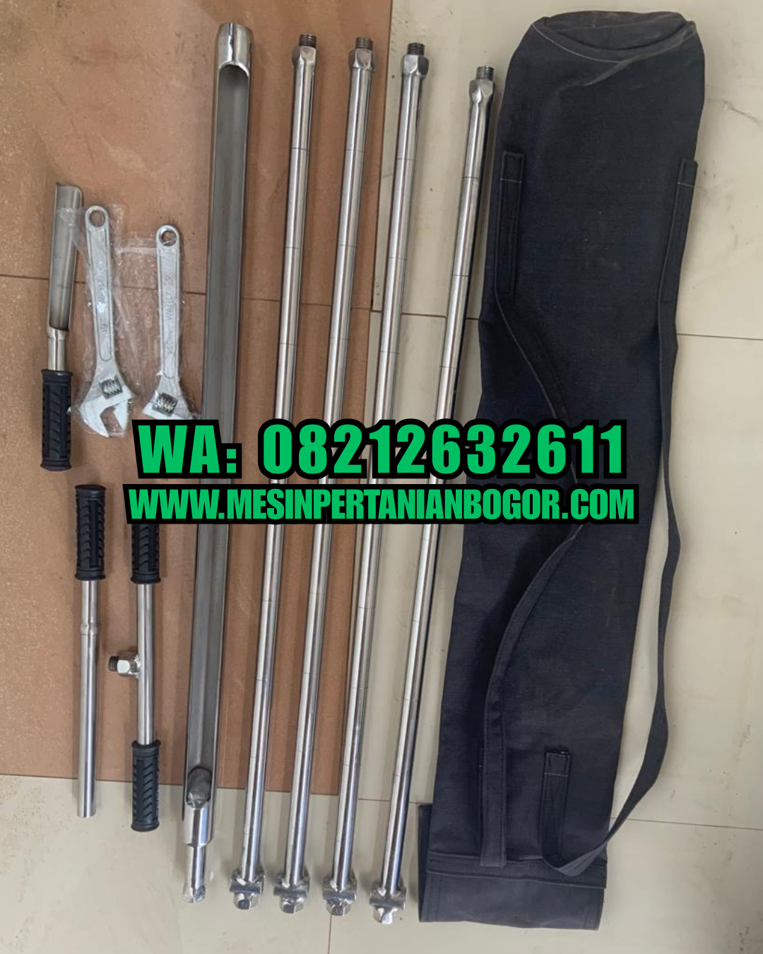 Bor Tanah Gambut Model Casing Kedalaman 5 Meter