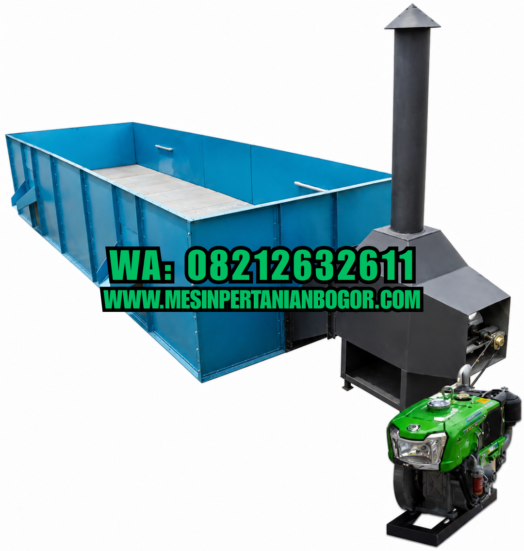 Mesin Box Dryer - Mesin Pengering Kakao Kap. 3000-4000 Kg/Proses
