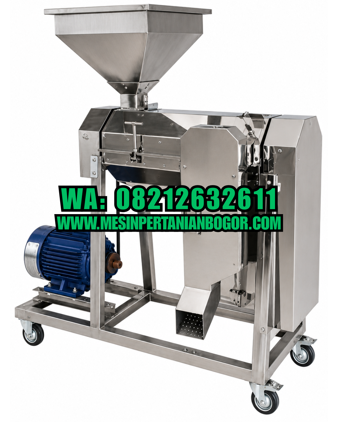 Mesin Huller Kopi Stainless Kapasitas 400 Kg/Jam