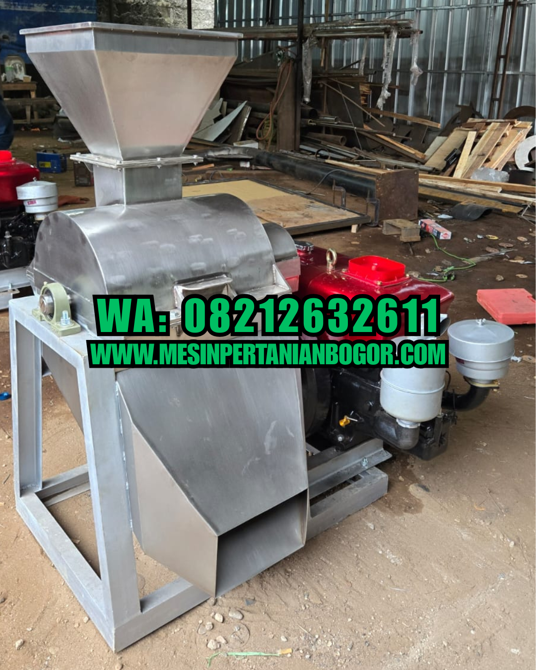 Mesin Penepung Jagung Stainless Steel - Hammer Mill
