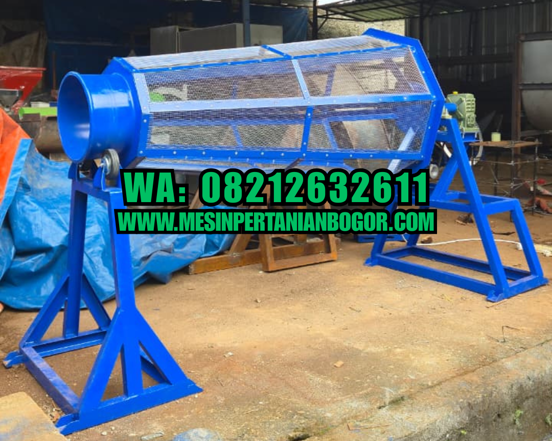 Mesin Pengayak Kompos Panjang 2 Meter