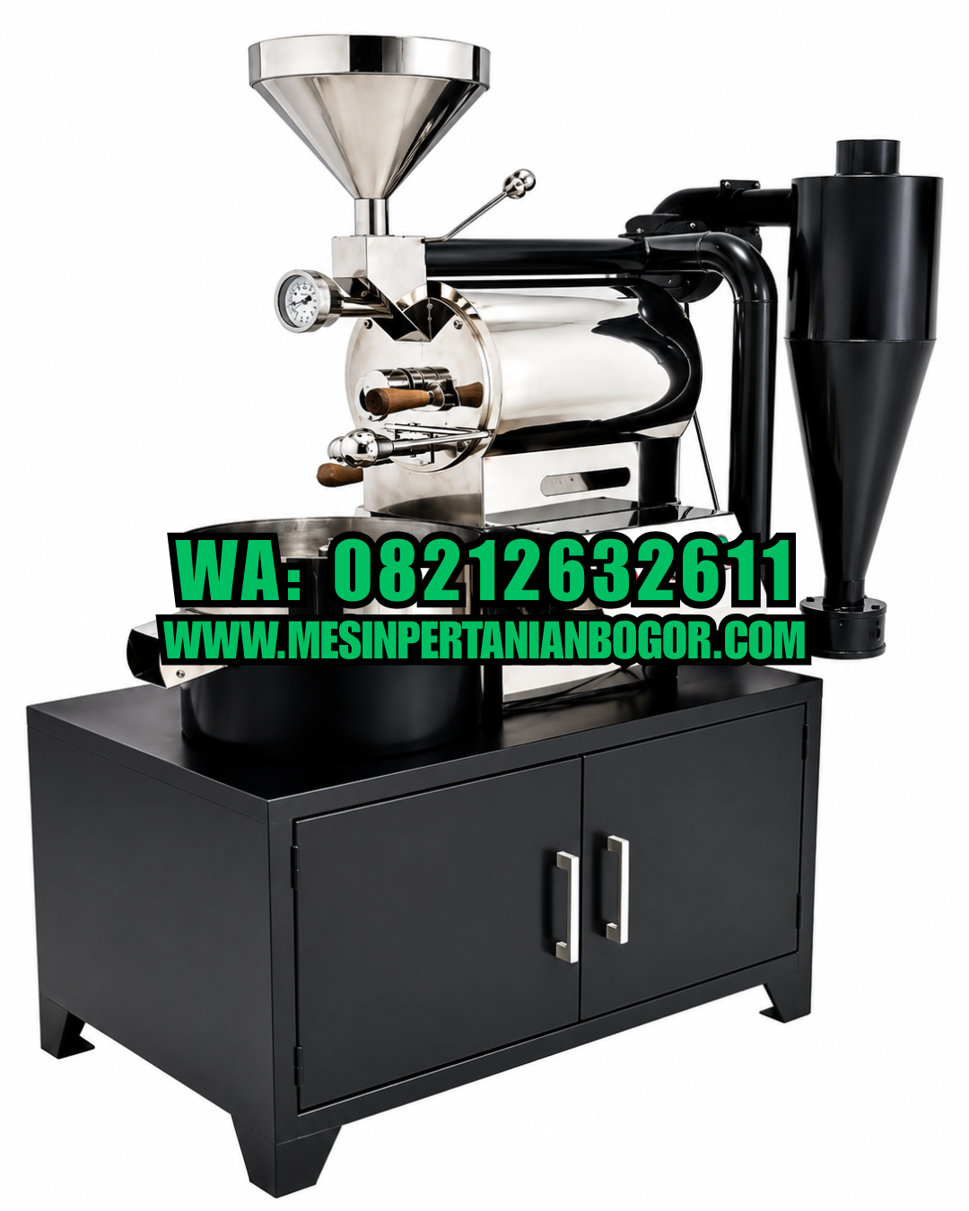 Mesin Sangrai - Roaster Kopi Kap. 1 Kg/Proses - Sistem Analog